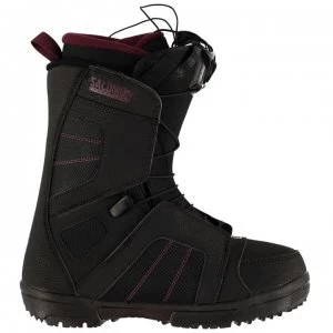 Salomon Scarlet Boa Snowboarding Boots Womens - Black