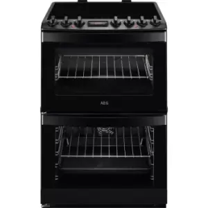AEG CIB6742MCB Electric Cooker with Induction Hob - Black Matte - A Rated