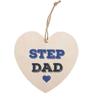 Step Dad Hanging Heart Sign