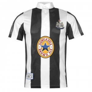 Score Draw Newcastle United 1996 Home Shirt Mens - Black/White