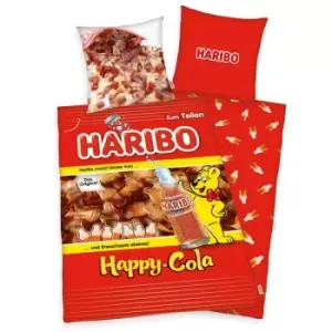 Haribo Duvet Set Happy Cola 135 x 200cm / 80 x 80 cm