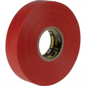 Everbuild Electrical Insulation Tape Red 19mm 33m