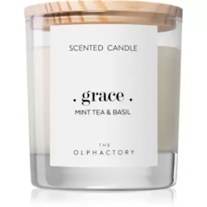 Ambientair Olphactory Mint Tea & Basil scented candle (Grace) 200 g