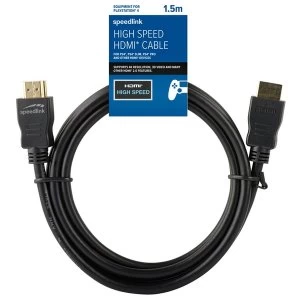 Speedlink High Speed HDMI Cable with Gold-Plated Contacts For PS4 1.5m
