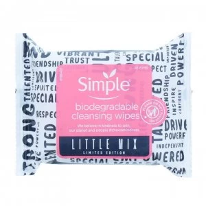 Simple x Little Mix Biodegradable Face Wipes 20 PC