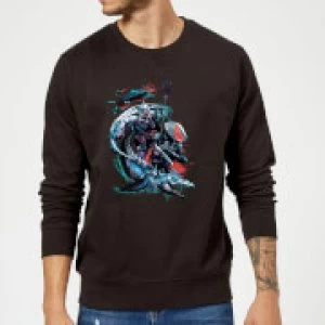 Aquaman Black Manta & Ocean Master Sweatshirt - Black - S