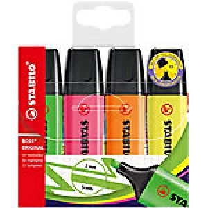 Stabilo Boss Highlighters Assorted 4 Pack