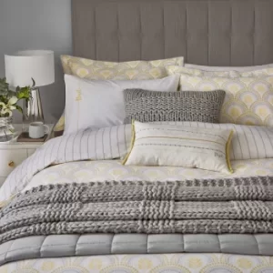 Katie Piper Reset Sprig Single Duvet Cover Set, Yellow/Silver