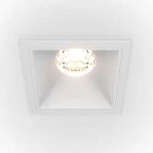 Maytoni Alfa LED Square Dimmable Recessed Downlight White, 500lm, 3000K