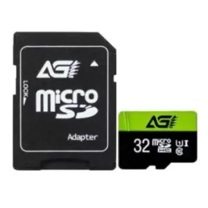 AGI TF138 32GB Micro SD Card with SD Adapter Class 10 / UHS Class 1