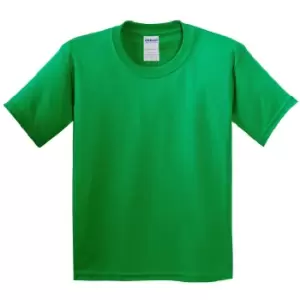 Gildan Childrens Unisex Heavy Cotton T-Shirt (Pack Of 2) (M) (Irish Green)