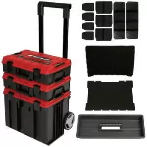 Einhell E-Case Tower 4540015 Tool box (empty) Plastic Black, Red (L x W x H) 430 x 400 x 675 mm