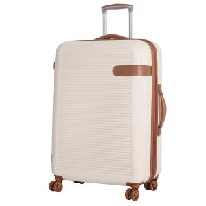 IT Luggage 8-Wheel Hard Shell Medium Suitcase - Cream