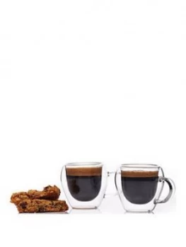 Kitchencraft Double Walled Espresso Cups ; Set Of 2