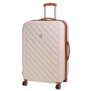 IT Luggage Cushion Lux 8 Wheel Cream Expander Suitcase