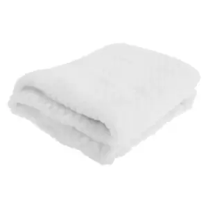 Baby Boys/Girls Supersoft Waffle Textured Blanket (75 x 90cm) (White)