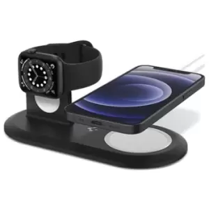 Spigen MagFit Duo Charging Dock for Apple MagSafe, Apple Watch - Black