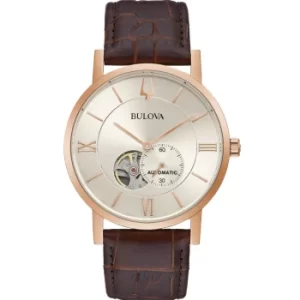 Bulova 97A150 Rose Gold Tone Automatic Wristwatch