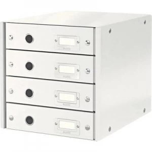Leitz Click & Store 6049-00-01 Desk drawer box White A4 No. of drawers: 4