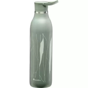 Aladdin Cityloop Thermavac 600ml Stainless Steel Water Bottle - Sage Leaf Print