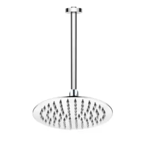200mm Ultra Slim Round Shower Head with Ceiling Arm