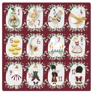 Denby 12 Days Of Christmas Set Of 6 Placemats