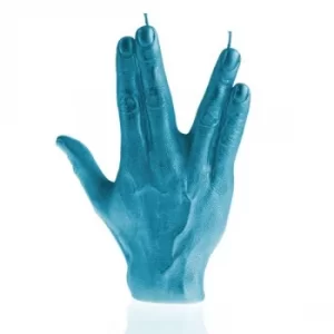Blue Metallic SPCK Hand Candle