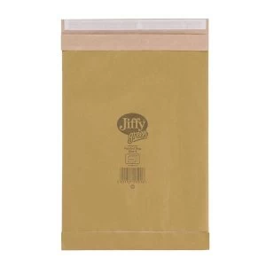 Jiffy Green Size 5 Padded Bags with Kraft Outer and Recycled Paper Cushioning 245x381mm Brown 1 x Pack of 25 Bags