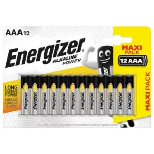 Energizer Alkaline Power AAA Batteries - 12 Pack