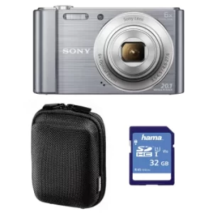 Sony W810 Silver Camera Bundle