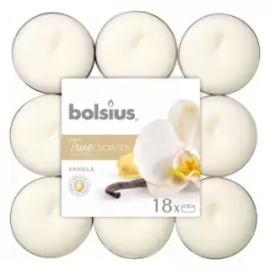 Bolsius 4 Hour Tealights Vanilla Pack 18 - 101926943475