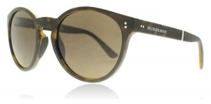 Burberry BE4221 Sunglasses Matte Dark Havana 35365W Polariserade 55mm