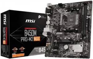 MSI B450M Pro M2 Max AMD Socket AM4 Motherboard