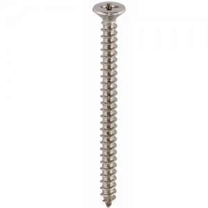 Select Hardware Cross Recessed Countersunk Woodscrews Steel Hardened Twin Thread Bright Zinc Plated 11/2" X No. 10 12 Pack