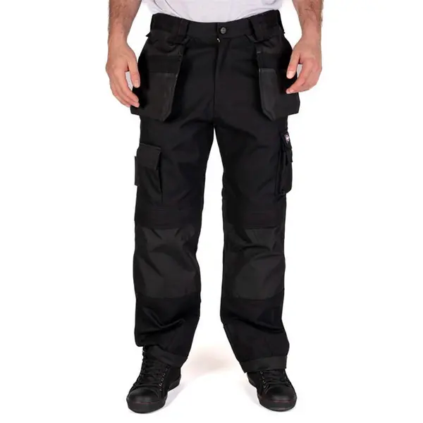Lee Cooper Workwear Holster Pocket Trouser Mens - Black 32 R