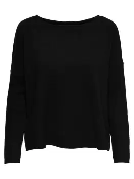 ONLY Loose Knitted Pullover Women Black