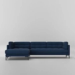 Swoon Landau Smart Wool Corner Sofa - Left Hand Side - Corner Sofa - Indigo