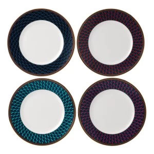 Wedgwood Byzance Accent Salad Plate Set Of 4