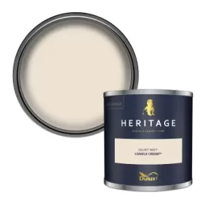 Dulux Heritage Velvet Matt Candle Cream Matt Emulsion Paint 125ml