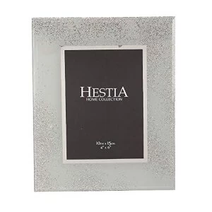 4" x 6" - HESTIA? Grey & Glitter Glass Photo Frame