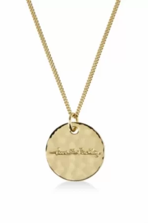 Ladies Radley Gold Plated Sterling Silver Broad Street Necklace RYJ2018