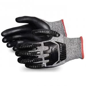 Superior Glove Tenactiv Cut Resistant Composite Knit Size 8 Black