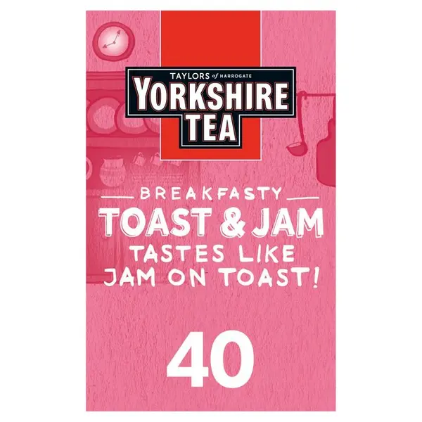 Yorkshire Tea Toast & Jam Brew 40x Tea Bags