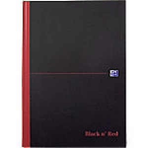 OXFORD Black n' Red Casebound Notebook Ruled A4 192 Pages