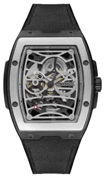 Ingersoll I12306 The Challenger Automatic Silver Skeleton Watch