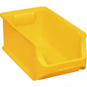 Open fronted storage bin, LxWxH 355 x 205 x 150 mm, pack of 12, yellow