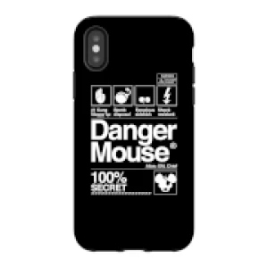 Danger Mouse 100% Secret Phone Case for iPhone and Android - iPhone X - Tough Case - Matte
