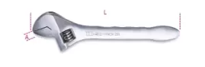 Beta Tools 111INOX 200 INOX Stainless Steel Adjustable Wrench 200mm 001110320