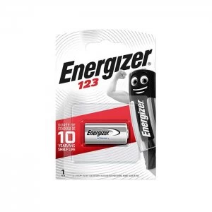 Energizer Lithium Photo CR123 Non-rechargeable Camera Battery blister of 1