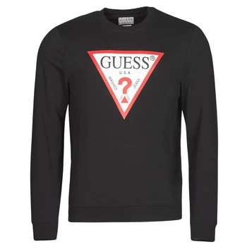 Guess AUDLEY CN FLEECE mens Sweatshirt in Black - Sizes XXL,S,M,L,XL